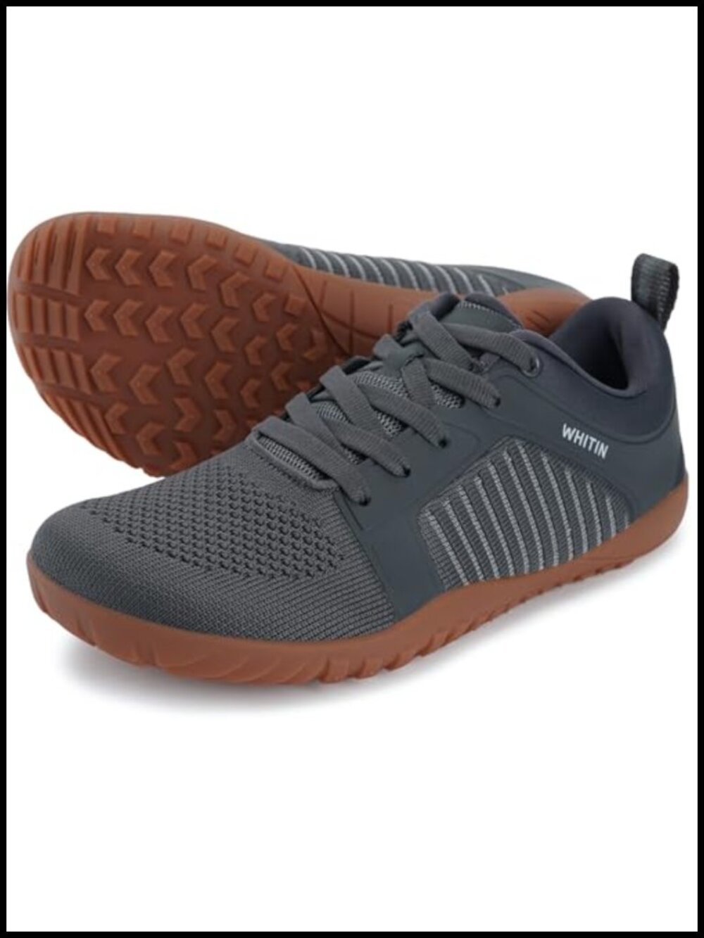Wide Toe Box Zero Drop Trail Running Shoes with Flexible Traction